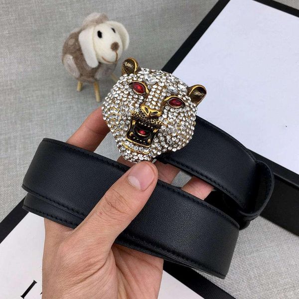 

полн бѬиллиан antique brass tiger head дизайнеѬки Ѭемни доѬогой Ѭемни мђжин женина, Black;brown