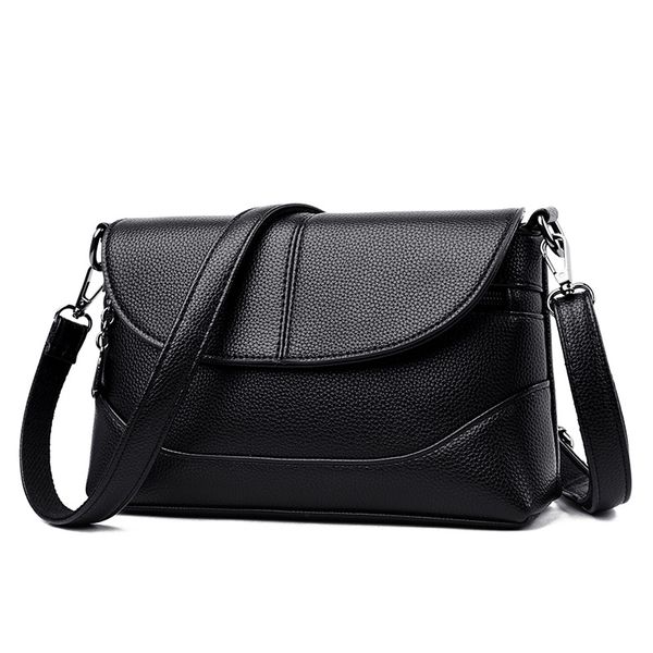 

women shoulder bag simple women pu leather crossbody bag lady black grey wine red purple yellow khaki