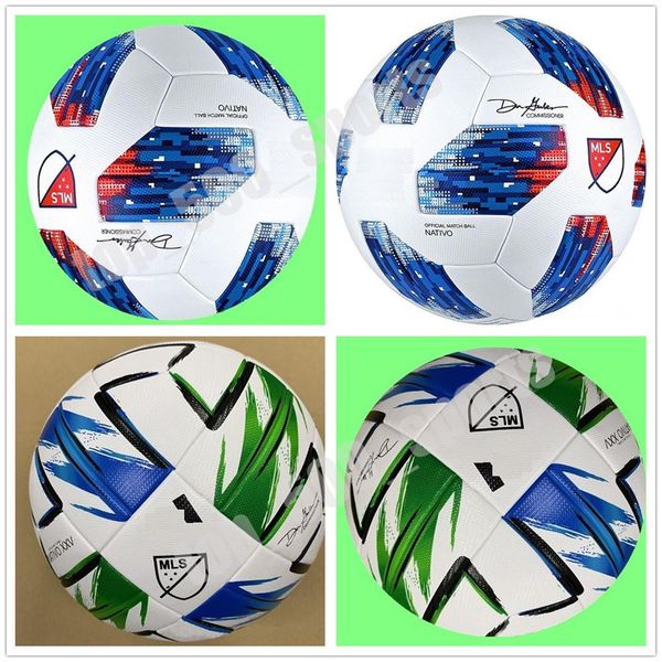 

new american league ball mls soccer ball 2020 usa final kyiv pu size 5 balls granules slip-resistant football ing