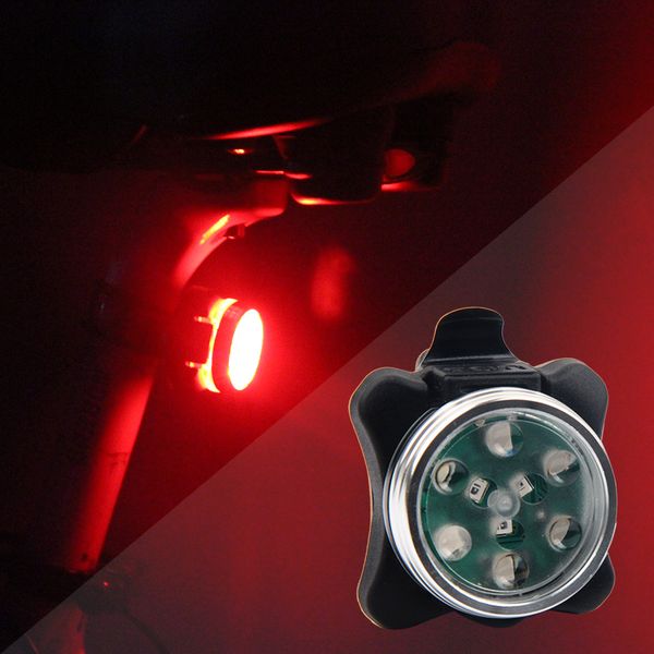 

new bicycle light usb charging red blue light color waterproof cycling backpack riding warning safe bicycle accessories