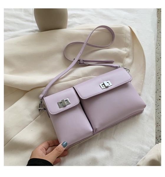 

new 2020 early autumn in summer solid color multifunctional bag small fresh small square bag crossbody shoulder