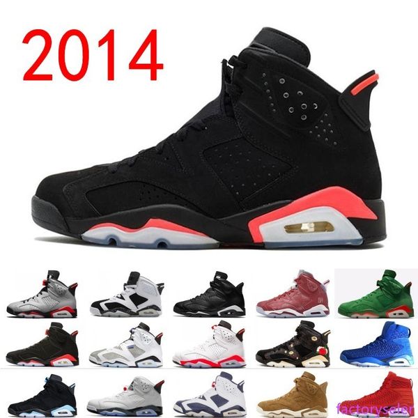 

2019 bred vi 6 6s mens basketball shoes infrared 23 3m reflective tinker gatorade green oreo men sport sneakers designer trainers size 40-47