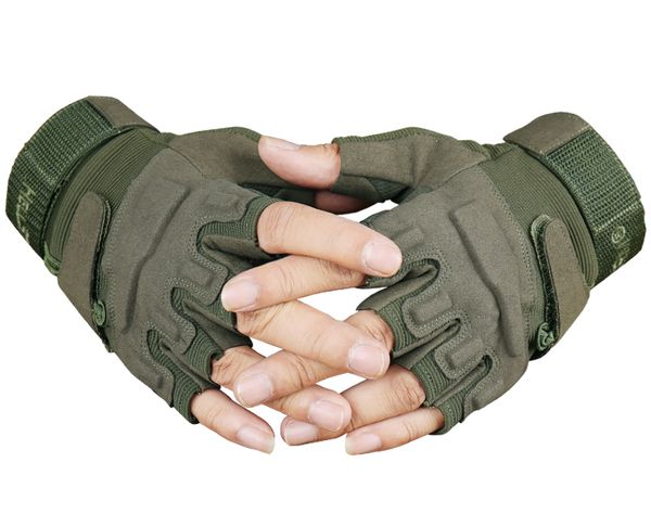 

охота армии сша тактические перчатки без пальцев мужчины anti-skid half finger военные съемки варежки мужчины swat борьба боевые перчатки