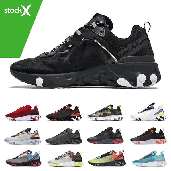 

react element 87 55 stock x running shoes for mens anthracite light bone bright green hyper pink script camo womens sports sneakers traienrs