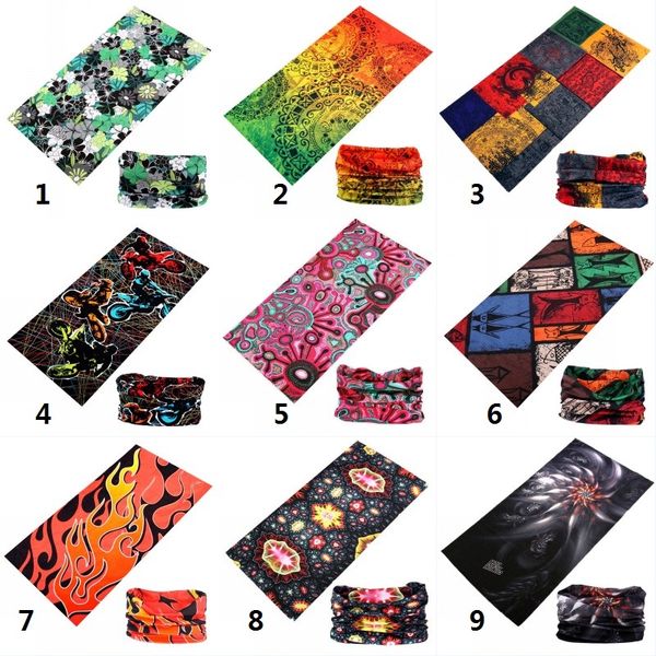 

открытый велоспорт шарф мужчина женщина волшебный платок мотоцикл маска для лица многофункциональный бесшовные бандана солнцезащитная маска