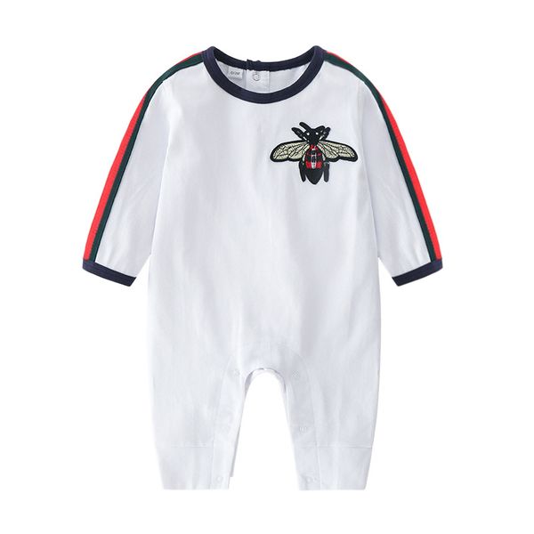 

new baby rompers spring autumn baby boy clothes new romper cotton newborn baby girls kids designer cartoon bee infant jumpsuits clothing, Blue