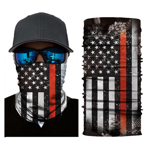 

full function ski skull-bandana neck bike halloween outdoors sport ski neck tube warmer cycling biker scarf wind face mask#y40, Black