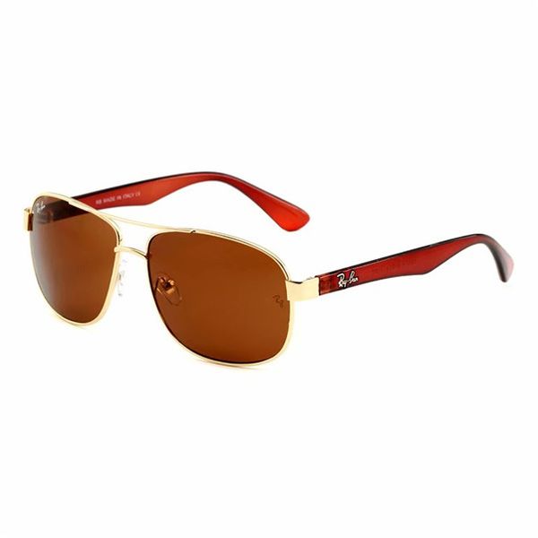 

rb8316 classic pilot sunglasses designer brand mens womens sun glasses eyewear metal glass lenses, Black