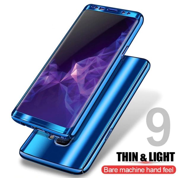 

360 Покрытие Зеркало Чехлы Для Samsung Galaxy Note 9 8 S10 Полное Покрытие Для Samsung S8 S9 Plus A5 A7 2017