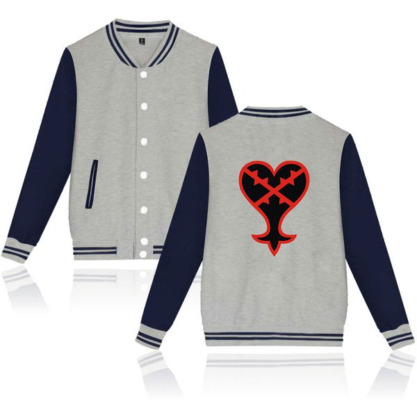 

2018 new kingdom hearts jacket casual winter women k- hip hop female fans sala baseball jacket clothes, Black;brown