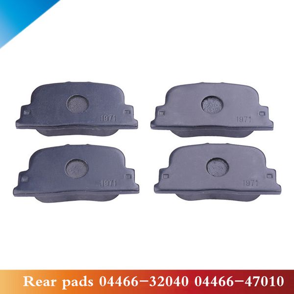 

capqx rear (disc brake) pad 04466-47010 for prius hatchback 1996-2001 camry 1996-2002 camry estate 2003 2004 2005 2006 2008 2009