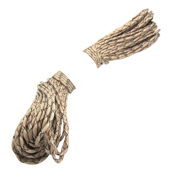 

new-2 pcs parachute cord with 7 strands, 550 lbs, 100 ft. - desert camo & rainbow survival bracelets