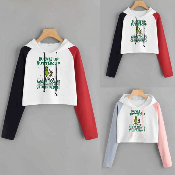 

womens sweaters winter printing hooded sweater women thin pullover jumper knitted sweater christmas new, White;black