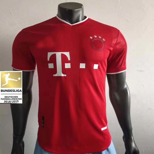

2019 2020 2021 Бавария Мюнхен Версии MULLER Главная Футбол Джерси 19 20 21 красный футбол рубашка Левандовски Форма футбольная на заказ продаж