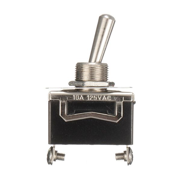 

heavy on/off toggle switch metal lever car dash light w/ missile cover