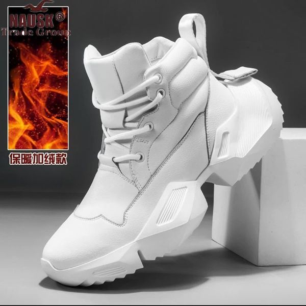 

2019 winter autumn men boots quality special force tactical desert combat ankle boats army work shoes, Black