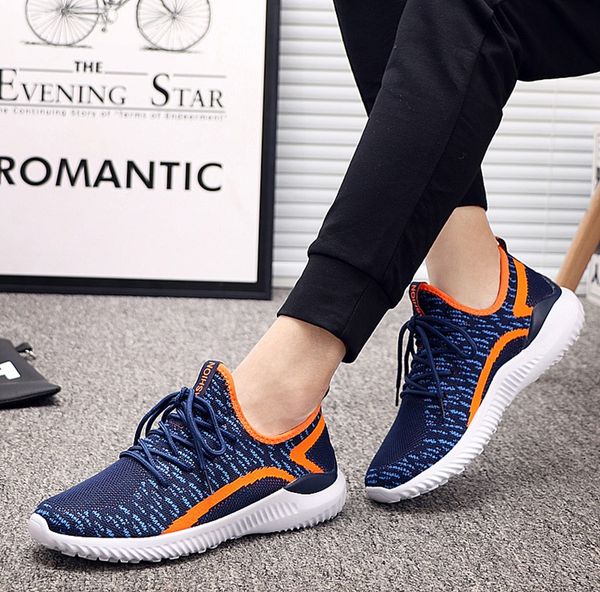 

new arrival fashion men casual shoes 2020 summer mesh breathable lace up shoe mens mesh flats sneakers running shoes
