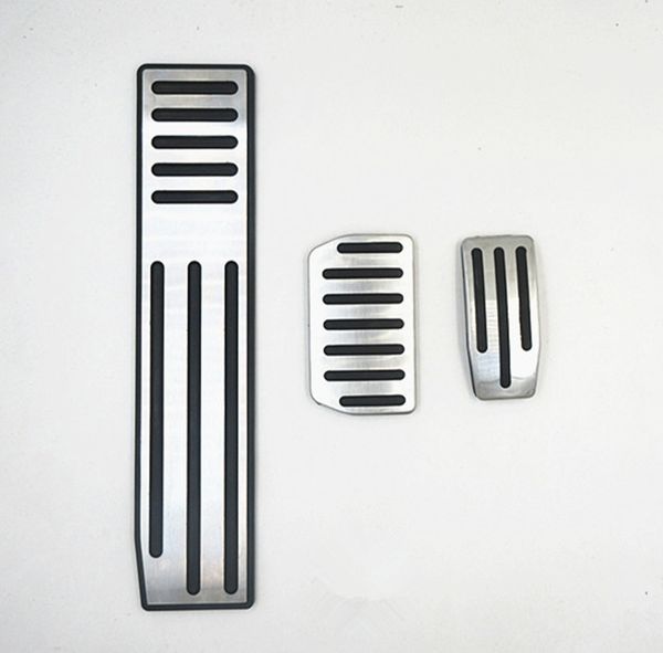 

dee stainless steel accelerator brake footrest pedal pad for model x / model s car styling decoration accessory plate