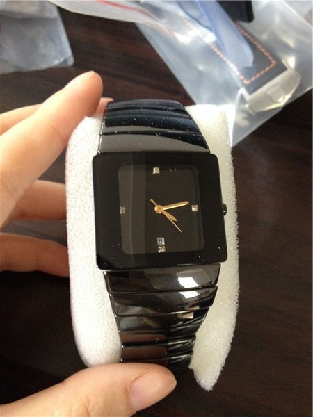 

new fashion gold and ceramic luxury watch for women quartz movement watches lady wristwatch rd023, Slivery;brown