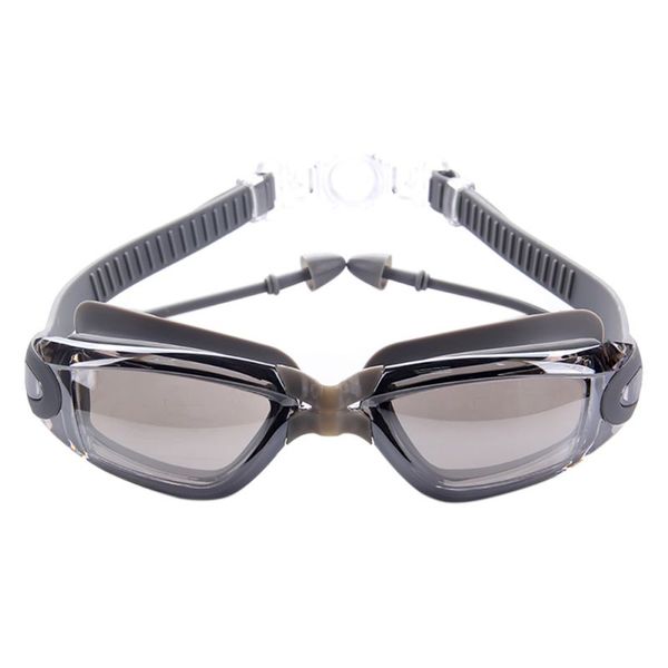 

men silicone waterproof swimming goggles anti fog sports swimming glasses women