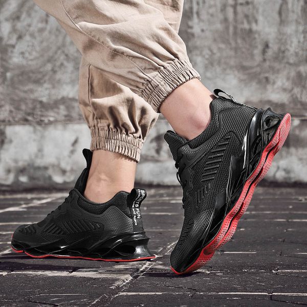

blade men's winter men's shoes korean trend casual sports running autumn net red shoes men's shoes, Black