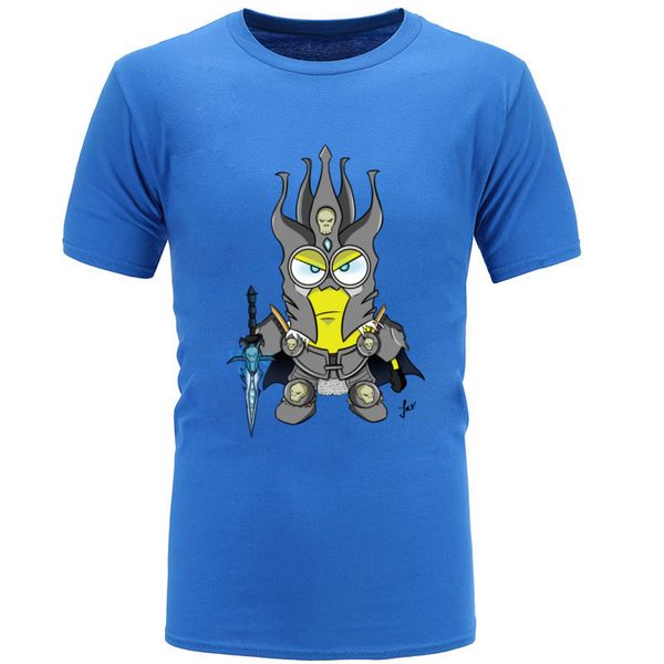 

evil arthasminion dark knight new tees autumn winter casual t shirt round neck loose tee-shirt man ing, White;black