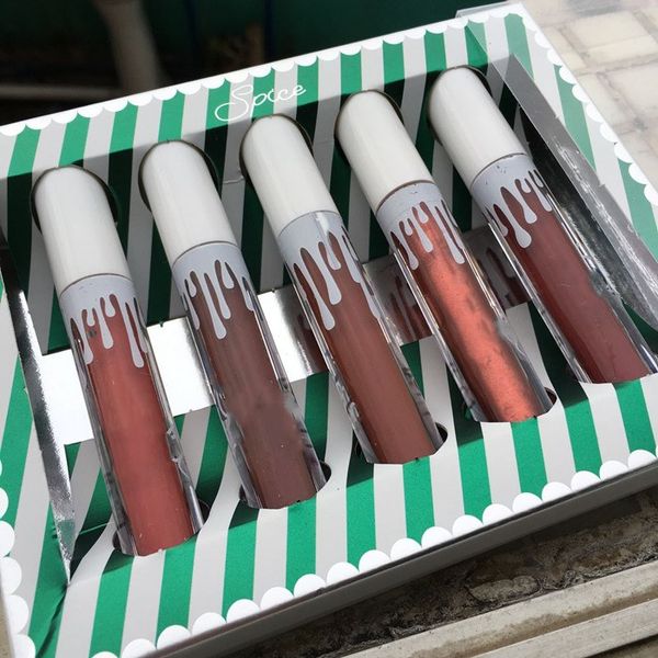 

lipstick lip makeup sugar spice lipstick 5pc set beauty makeup liquid lip gloss moisturizer birthday edition
