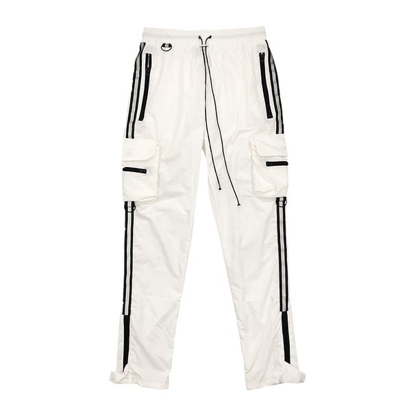 

19ss represent reflective casual pants extremely slim waterproof coating ultra-thin breathable high street pants, Red