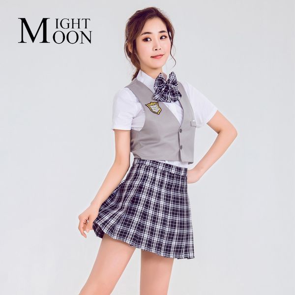 

moonight sailor school uniform cosplay student uniform women costume korean costume, Black;red