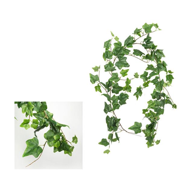 

1.7m/5.58ft artificial rattan willow vine garland silk green leaves home decors