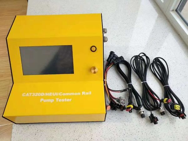 

cat320d / heui common rail pump tester supports common rail pumps in the market with 7" touch screen and built-in flow sensor