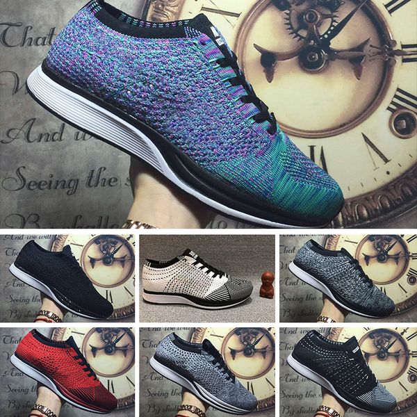 

2018 racer running hoe for women men breathable fa hion port hoe balck grey athletic neaker ize 36 45