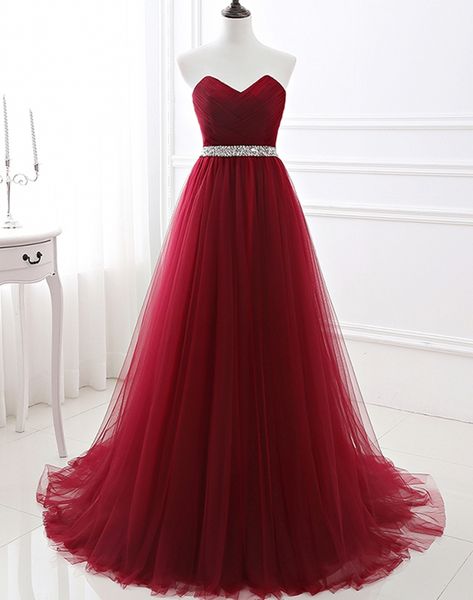 

plus size red evening dresses sweetheart back lace up exposed boning a line evening dresses with floor length party prom dresses, Black;red