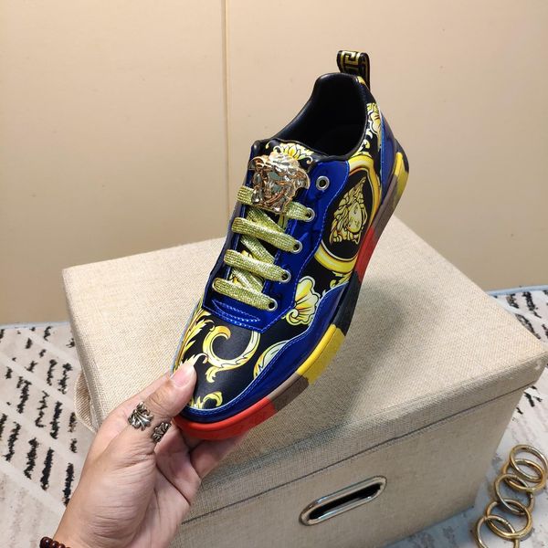 

2019S новой бренд роскошного мужской повседневная обувь, дикие шнурки кроссовок, ст