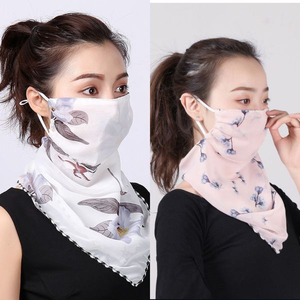 

zvuzy spring and large sunscreen scarf mask summer mask female neck protection breathable scarf full face, Black