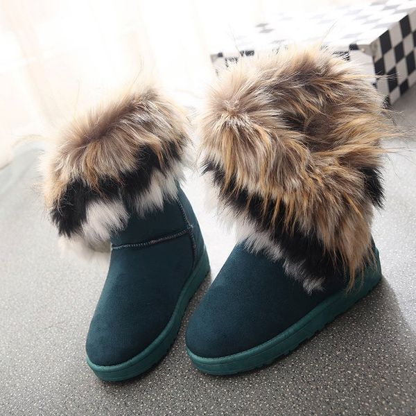 

women winter snow boots fashion australia classic short bow boots ankle knee bow girl mini bailey boot size 36-42 ing, Black