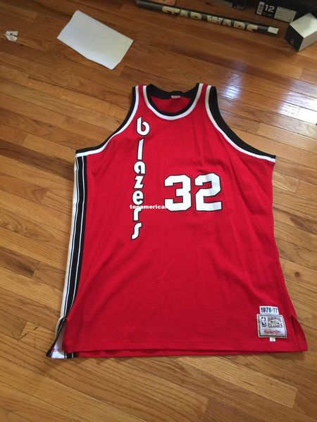 

rare bill walton #32 sewn mitchell & ness vintage 1976-77 jersey sz 56 mens vest size xs-6xl stitched basketball jerseys ncaa, Black;blue