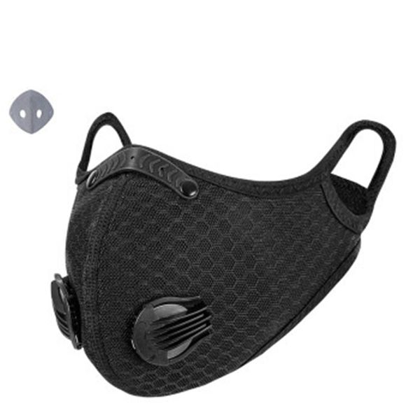 

5 layer protective pm2.5 mask safety anti dust face replacement mask #qa875, Black