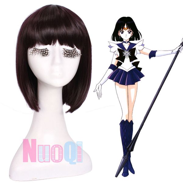 Us Ship Sailor Moon Saturn Tomoe Hotaru Black Purple Short