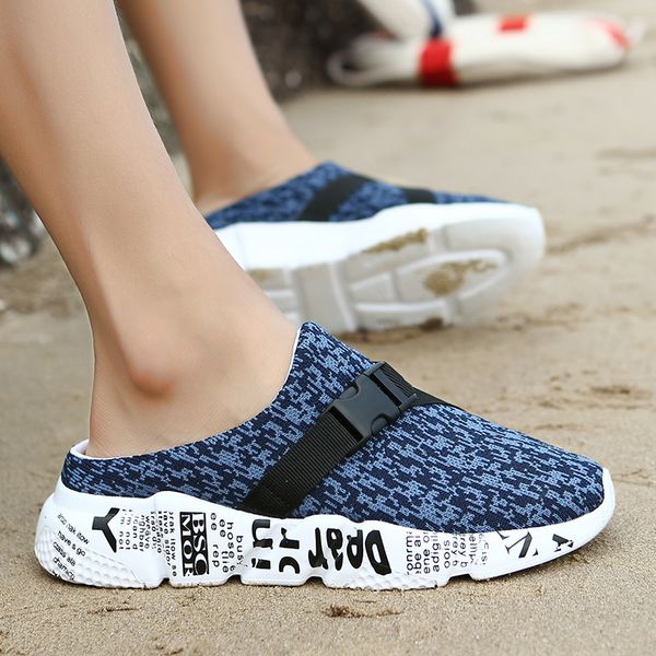 

original garden flip flops quick drying water shoes men jelly sport summer beach aqua slipper outdoor sandals sea shoes big size
