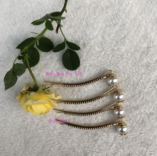 

Good quality fa hion pearl with rhine ton hair clip with paper card c c cla ic bobby pin prettty hair acce orie party gift