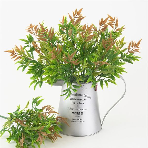 

artificial floral fern silk fake plant leaf home office desk greenery plants