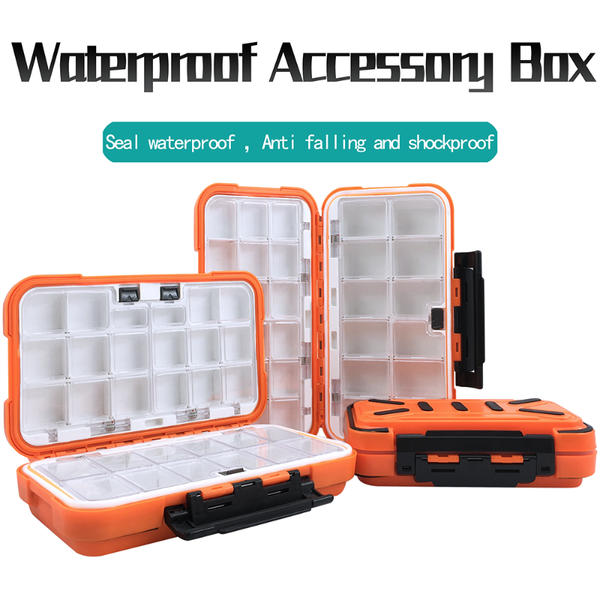 

fishing tackle box waterproof double side bait lure hooks storage boxes carp fishing accessories 12-30 compartments
