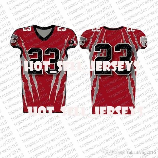 

custom football jerseys mens embroidery logos jersey wholesale any name any number size s-xxxl78563, Black;red