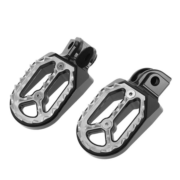 

1 pair off-road stainless steel safe non-slip motocycle pedal replacement for -ab048 for husqvarna 85cc-530cc 2005-2015
