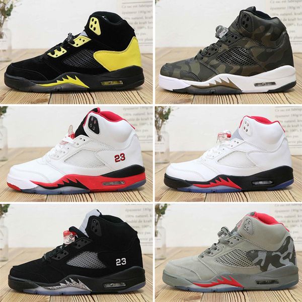 Clásico Zapatillas Air Jordan 5 Nike Hombre Cuero 23 Wear Clásico Zapatillas Air Jordan 5 Nike Hombre Cuero 23 Wear