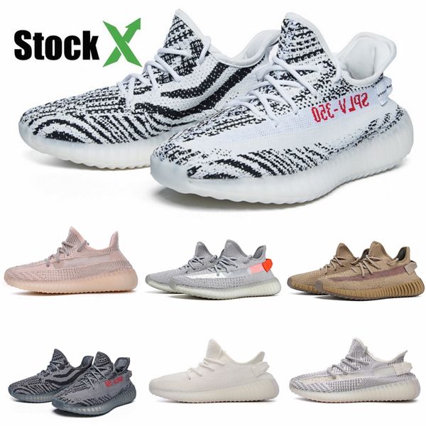 

clay static true form hyperspace butter sesame antlia pink kanye west beluga 2.0 running shoes zebra bred black stripes sneakers #qa665