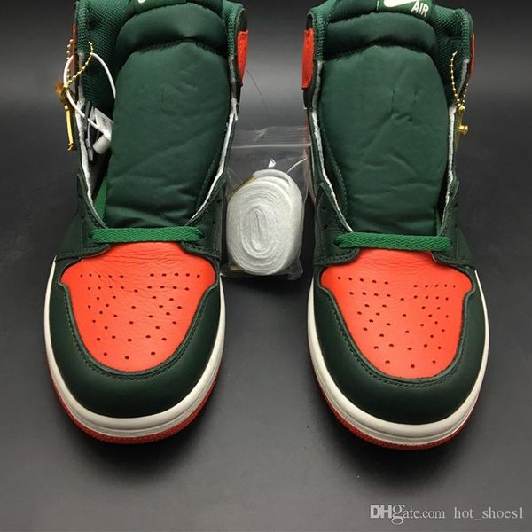 

solefly x air 1 high og sail team orange fir av3905-138 1s i men basketball sports shoes sneakers with original box, Black;white