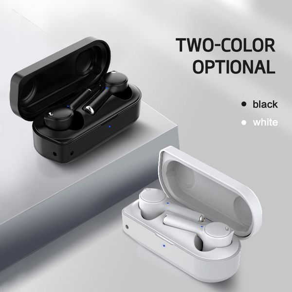 

a2 tws bluetooth 5.0 wireless bluetooth headphones support touch control earbuds 6d stereo sports headset 300mah charging case
