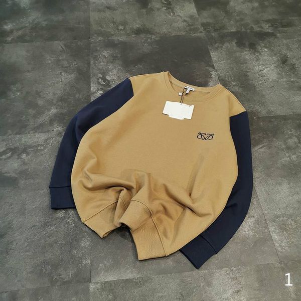 

mens womens hoodies 20s new fashion casual long sleeves o-neck sweatshirts, Black